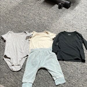 Carter's Gray and Cream Bodysuit Set for Everyday Comfort